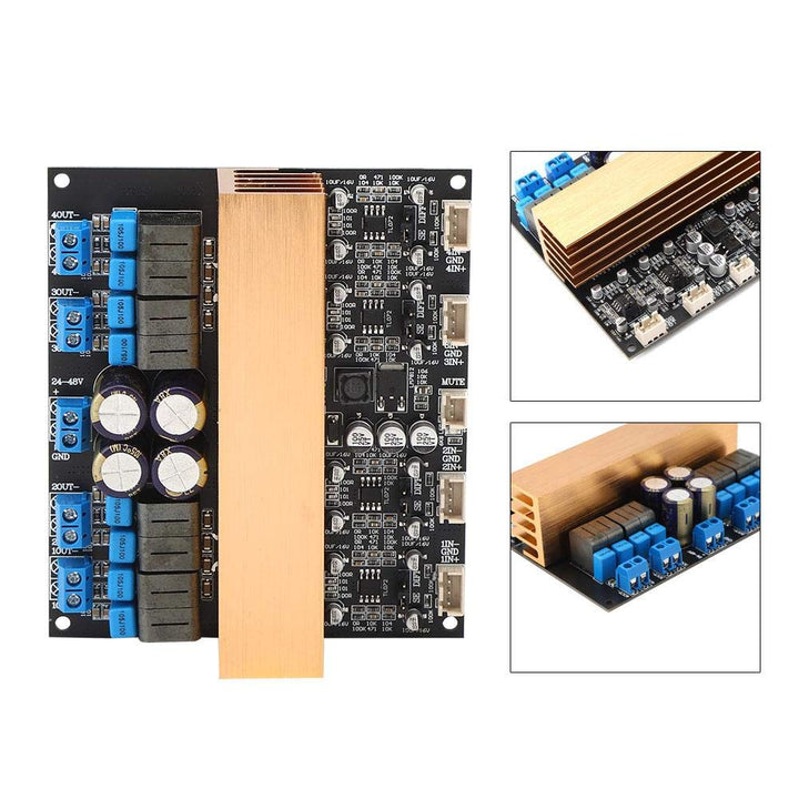 Digitale Verstärkerplatine, AMP-Modul Audioteile 4-Ton-Kanal Hochleistungs-TPA3255 Klasse D, Frequen