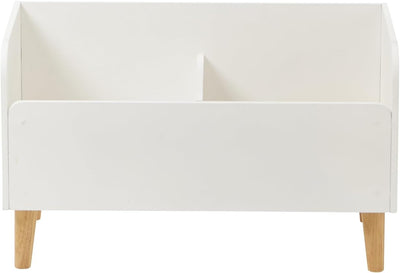 VERTBAUDET Buchtruhe, Buchtruhe, Modell "Linne", Weiss/Holz, TU, Weiss