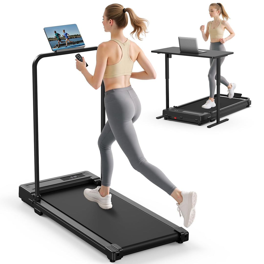 Laufband für Zuhause Walking Pad Klappbar - Home Schreibtisch Laufpad Faltbares Foldable Treadmill L