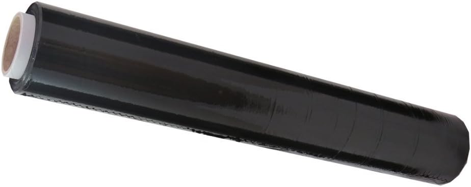 triplast 400 mm x 250 m Schrumpffolie für Paletten – Schwarz (6 Stück)