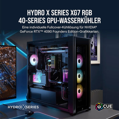 Corsair Hydro X Series XG7 RGB 4090 Founders Edition GPU-Wasserkühler – Für NVIDIA GeForce RTX 4090