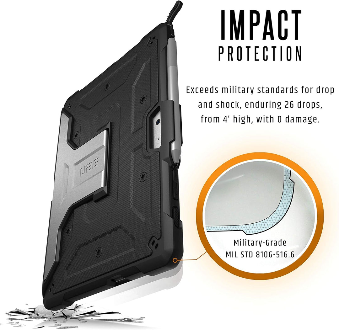 URBAN ARMOR GEAR Metropolis Case kompatibel mit Microsoft Surface Go 4 / Go 3 / Go 2 / Go Hülle [Off