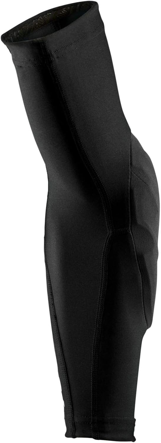 100% PROTECCIONES Schwarz (Teratec Elbow Guards Black) -L Ellenbogenschützer, ESTANDAR