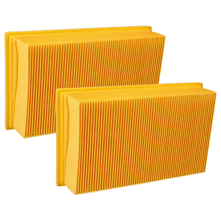 vhbw 2x Flachfaltenfilter L kompatibel mit Flex S-36, S36, S-47, S47 Nass-/Trockensauger Staubsauger