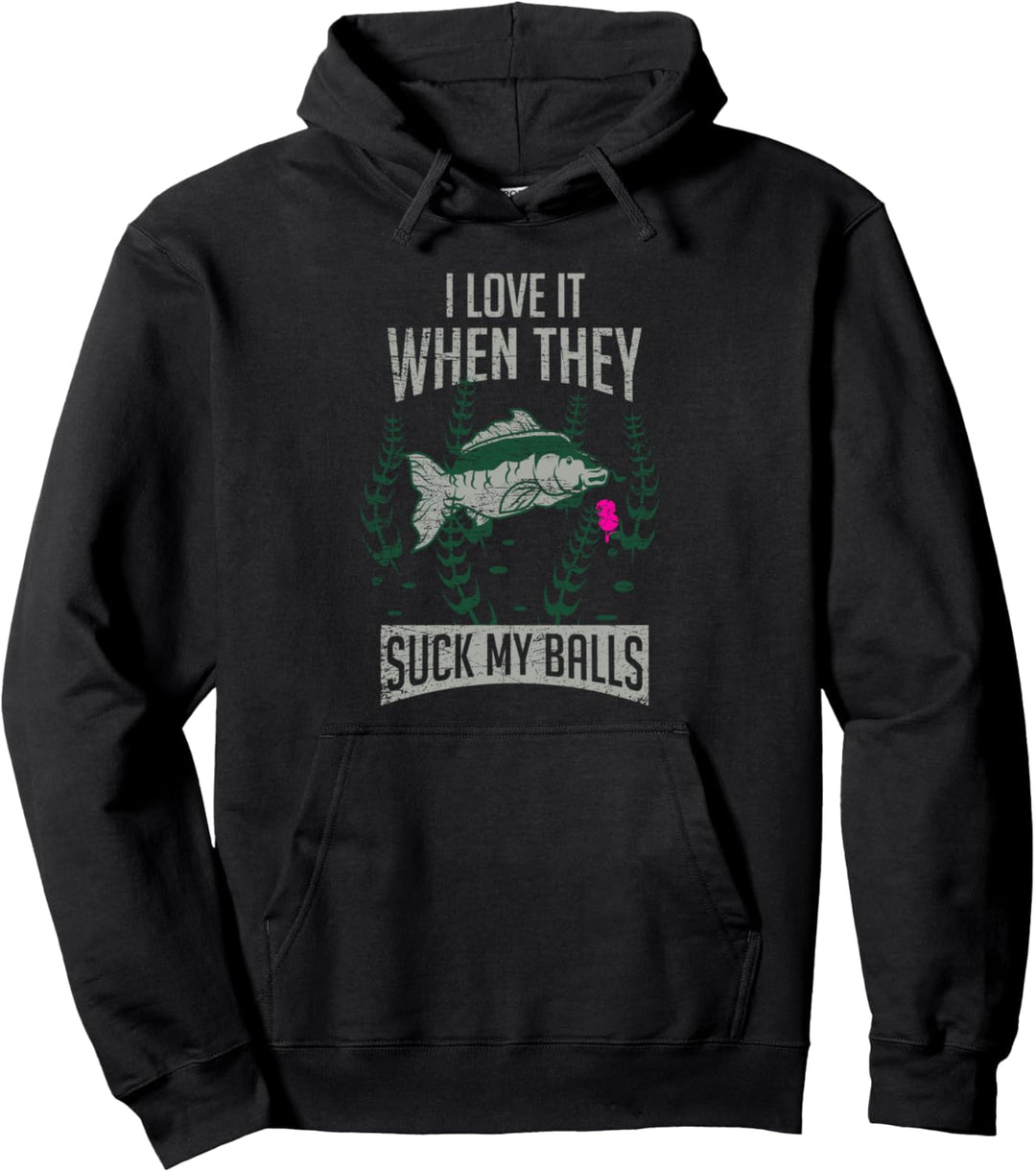 Karpfenangeln Lustiges Geschenk für Karpfen Angler Pullover Hoodie