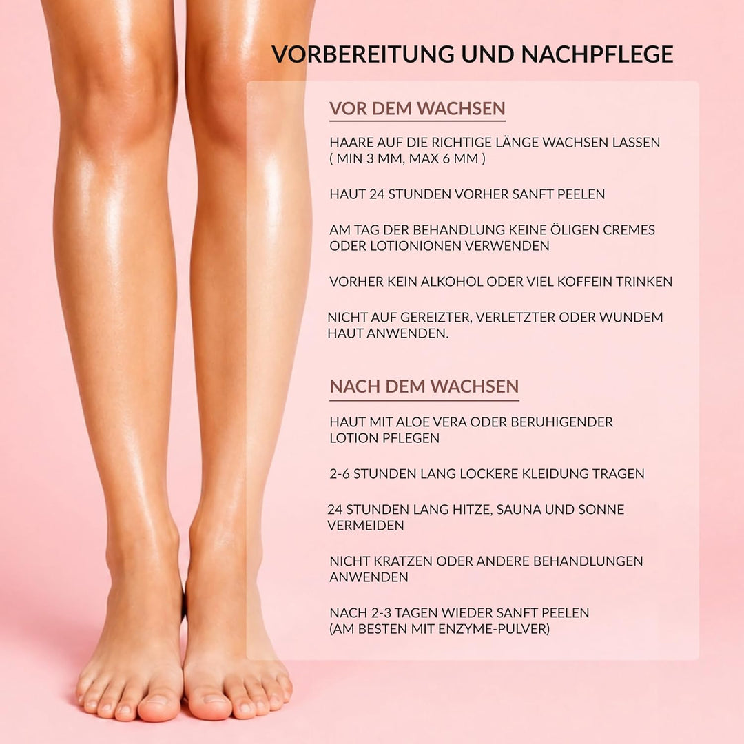 fleeky Wax Roller Kit - elektrisches Roll on Komplett-Set mit Warmwaxgerät für seidenglatte Haut on