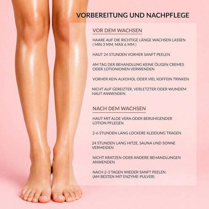 fleeky Wax Roller Kit - elektrisches Roll on Komplett-Set mit Warmwaxgerät für seidenglatte Haut on