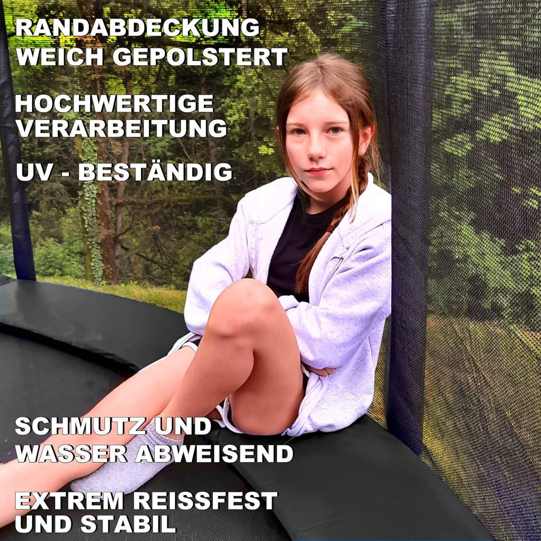 Baunsal® Trampolin Randabdeckung Ø 183 244 250 275 300 305 335 366 370 396 400 427 430 457 460 487 4