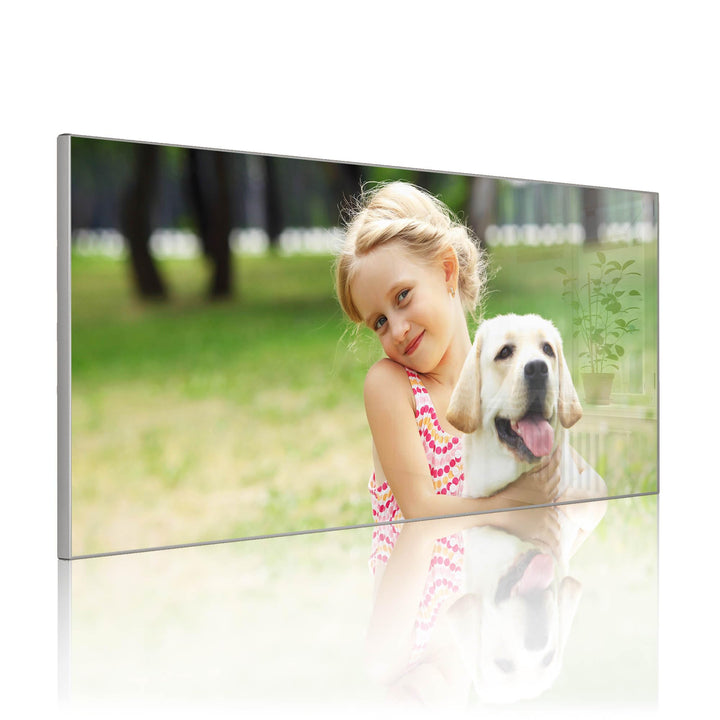 banjado® Magnettafel 78 x 37cm / Magnetwand aus Metall/Magnetpinnwand als Memoboard/Pinnwand Magnett