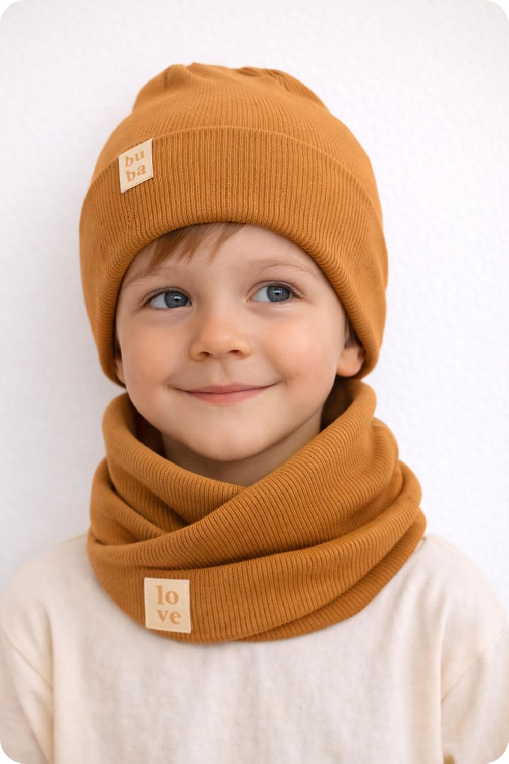 Bubalove Mützen und Schalset für Jungen, Mädchen, baby, Grössen 0mc bis 12 Jahre+ viele Farben, Früh