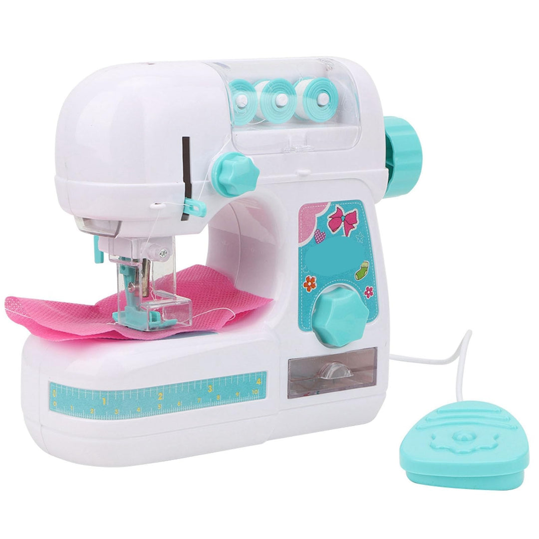 Bonbela Elektrische Nähmaschine Spielzeug für Kinder Mädchen Kinder 3+ Jahre mit Zartem Design Premi