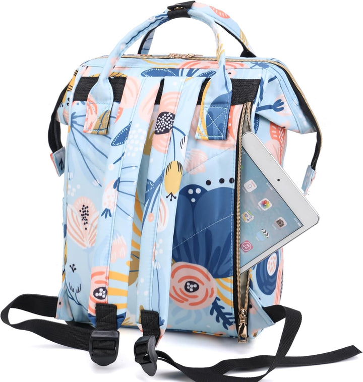 Baby Wickelrucksäcke, Wasserfester Windelrucksack mit Isolierten Fächern für Babys, Grosser Wickelru