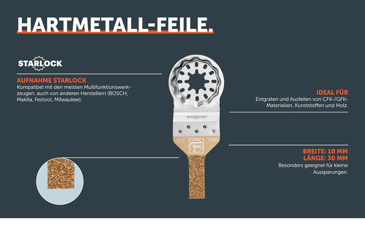 Fein (Multimaster) Hartmetall-Feile, 63706019210