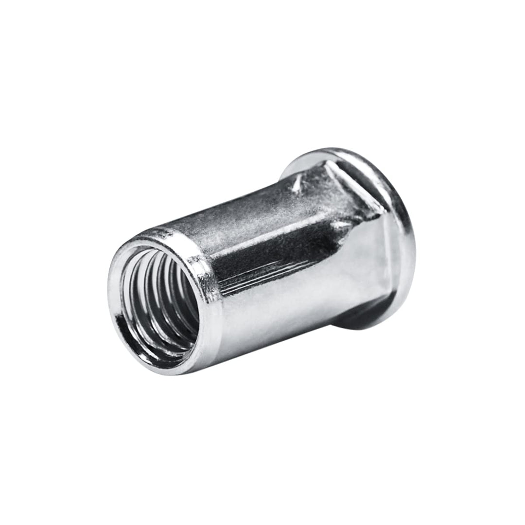 GOEBEL® - 250 x Blindnietmuttern Nietmuttern M5 Stahl verzinkt (Ø x L) 7,0 x 13,5 mm Blindmuttern Fl