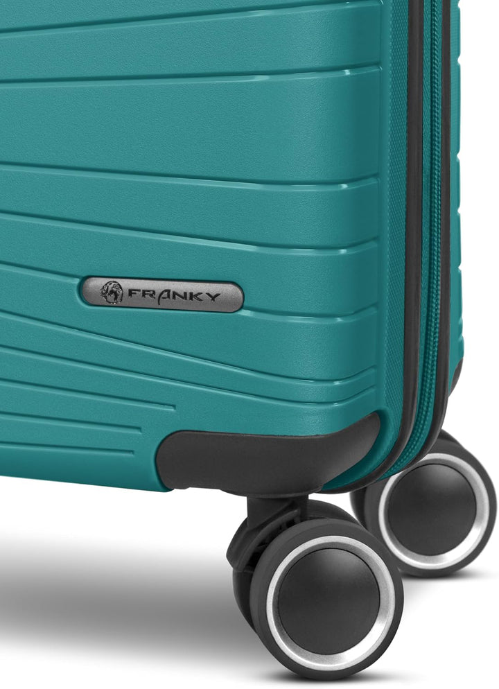Franky Dallas 3.0 Hartschalen-Trolley mit 4 Rollen 75cm | Ausgestattet mit TSA-Schloss, Leicht | Car