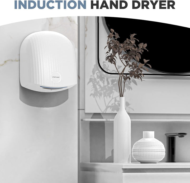interhasa! Automatischer Händetrockner Infrarotsensor Handtrockner für Badezimmer zu Hause, Extra Le