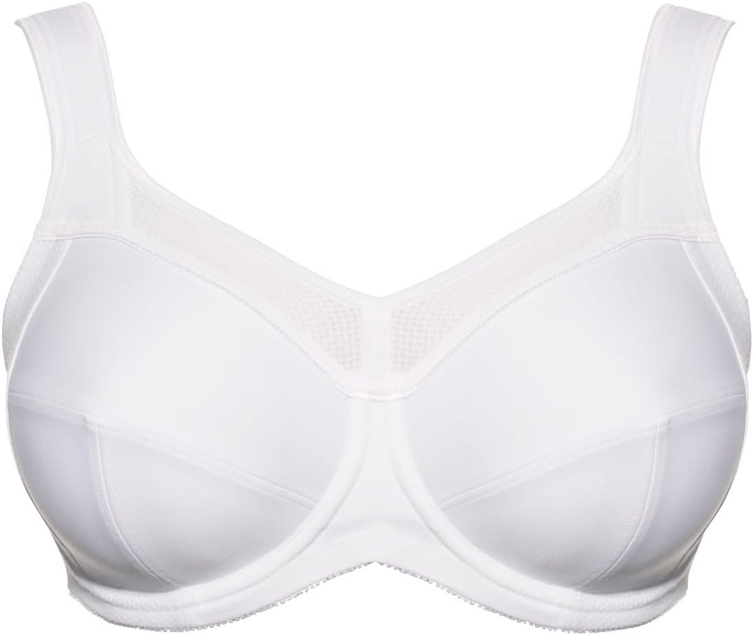ulla Dessous - Kate - Sport und Entlastungs-BH mit Bügel (130 D Weiss)