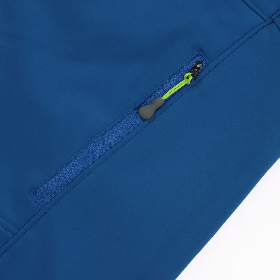 YOUTHUP Weste Herren Wasserdichte Softshellweste Outdoor Leichte Winddichte Fleece Herrenweste Ärmel