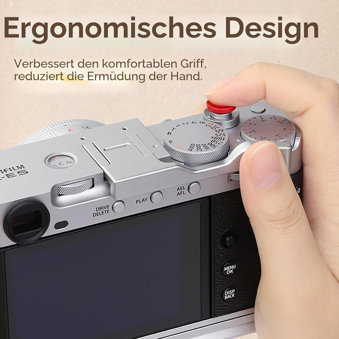 Haoge THB-XE5-S Daumen-Up-Griff für Fujifilm X-E5 Kameragehäuse, digitales Zubehör, Metall, Blitzsch
