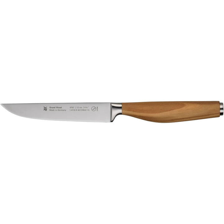 WMF Grand Wood Zubereitungsmesser 24 cm, Messer Holzgriff, Made in Germany, Olivenholzgriff Messer g