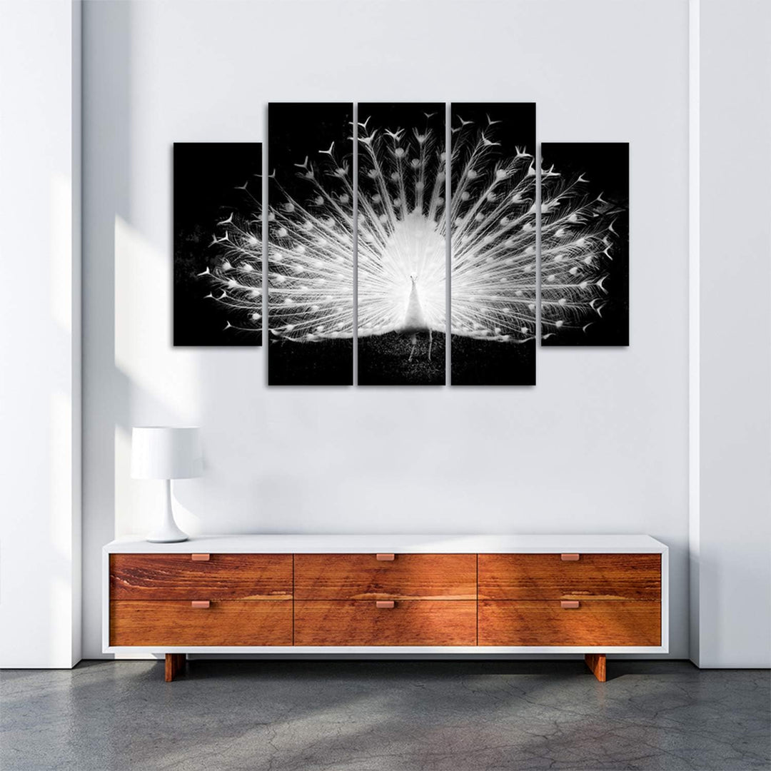 Feeby. Leinwandbild - 5 Teile - Bilder, Wand Bild, Wandbilder, Kunstdruck XXL, 5-Teilig, Typ B, 200x