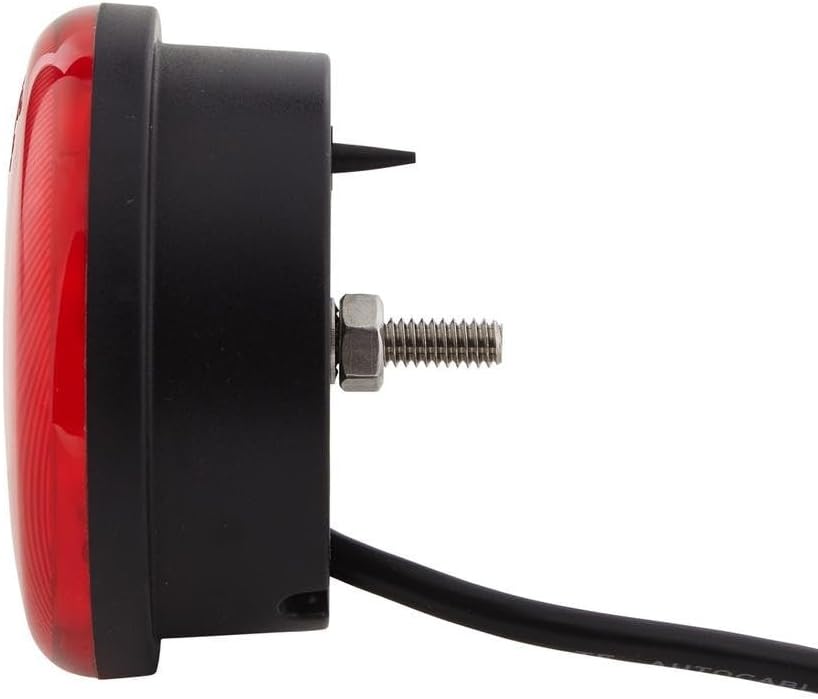 HELLA - Heckleuchte - 83mm - LED - 24V - Anbau/geschraubt - Lichtscheibenfarbe: rot - Kabel: 2500mm