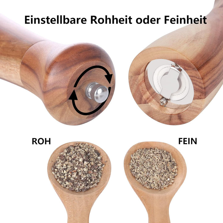 KKC Pfeffermühle aus Holz - 25CM 25CM C, 25CM C