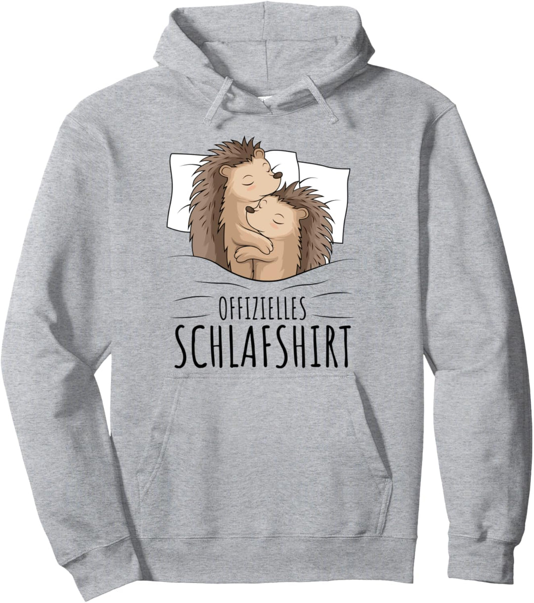 Offizielles Schlafshirt Igel Pullover Hoodie