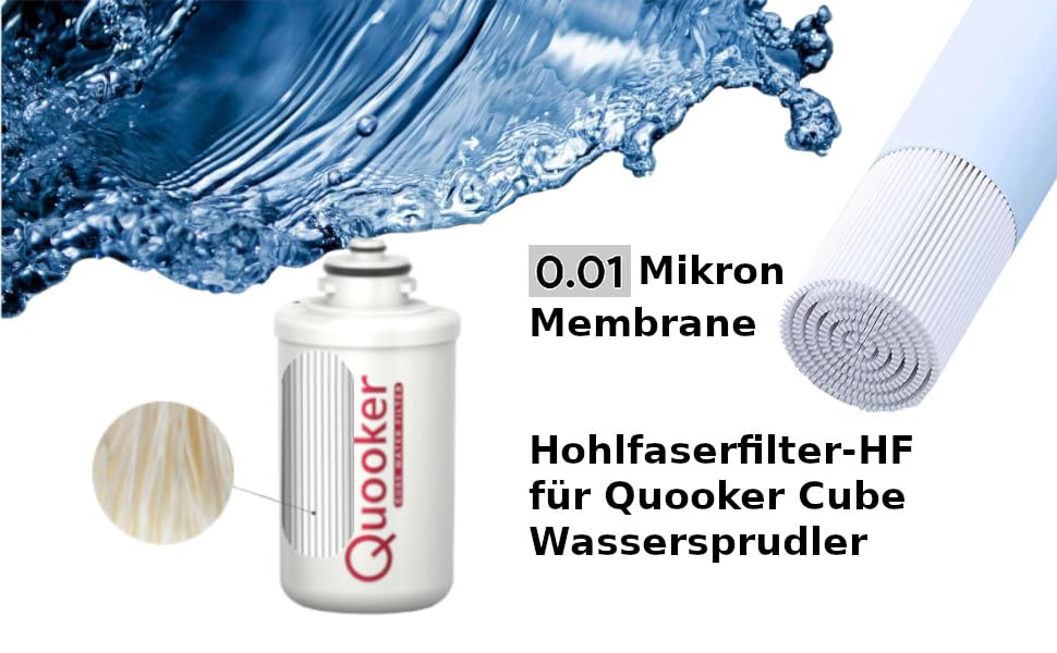 Ersatz-Filter Hohlfaserfilter-HF für Cube Wassersprudler kochend-Wasserhahn für Cube der vor Dezembe