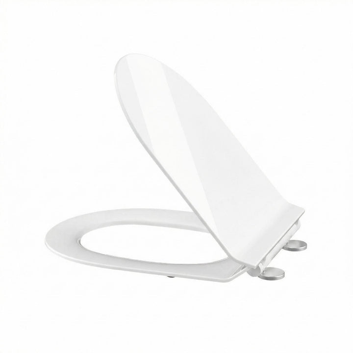 Toilettendeckel mit Absenkautomatik, WC Sitz Klobrille Toilettensitz mit Quick-Release Funktion& Ver