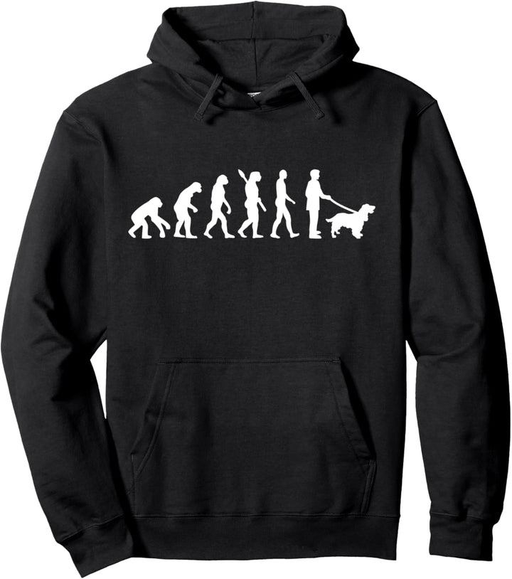 Evolution Cocker Spaniel Pullover Hoodie