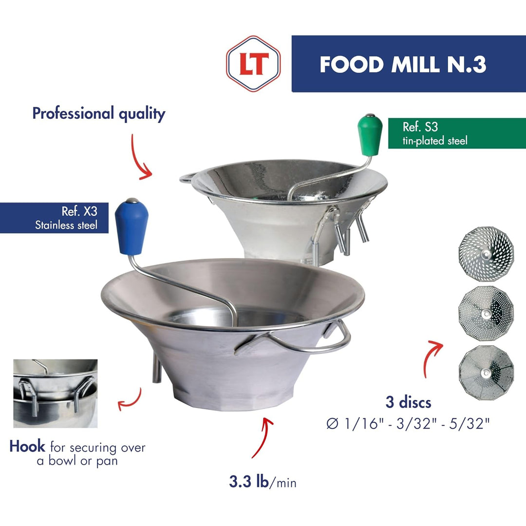 ROERZEEF S3  310 MM VERTIND MET 3 ZEVEN verzinnt, verzinnt