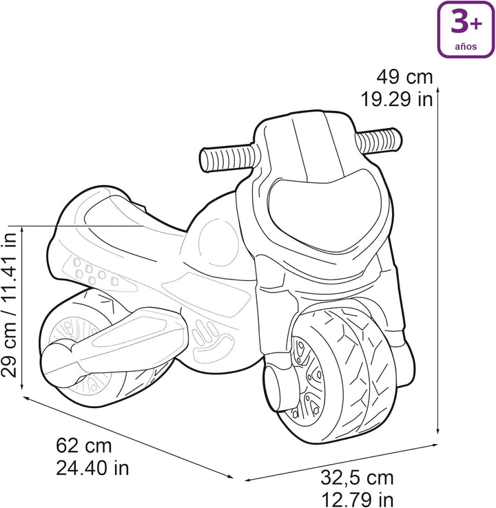 Feber MotoFeber Bluey, MotoFeber Bluey, MotoFeber Bluey, stabil und sicher, für Kinder von 18 Monate