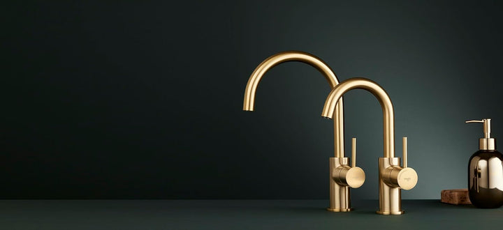 Regn Küchenarmatur gebürstetes Nickel mit Kaltstart hochwertiges Design und einfache Montage