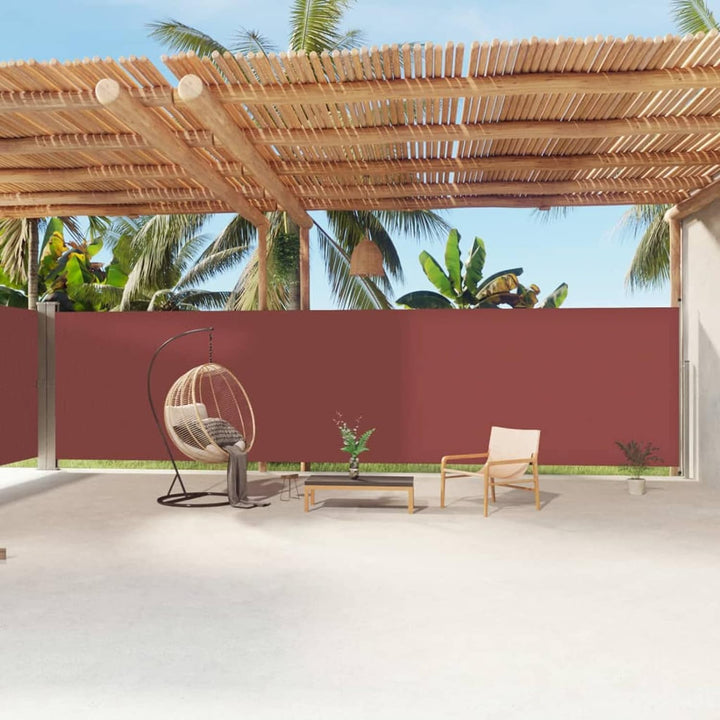 Tidyard Ausziehbare Seitenmarkise, Sichtschutz, Windschutz, Wasserdicht, Sonnenschutz, Markise für B