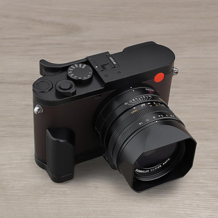 Haoge THB-QB Metall-Blitzschuh-Daumenauflage, Daumenauflage, Handgriff, für Leica Q2 Kamera, Schwarz