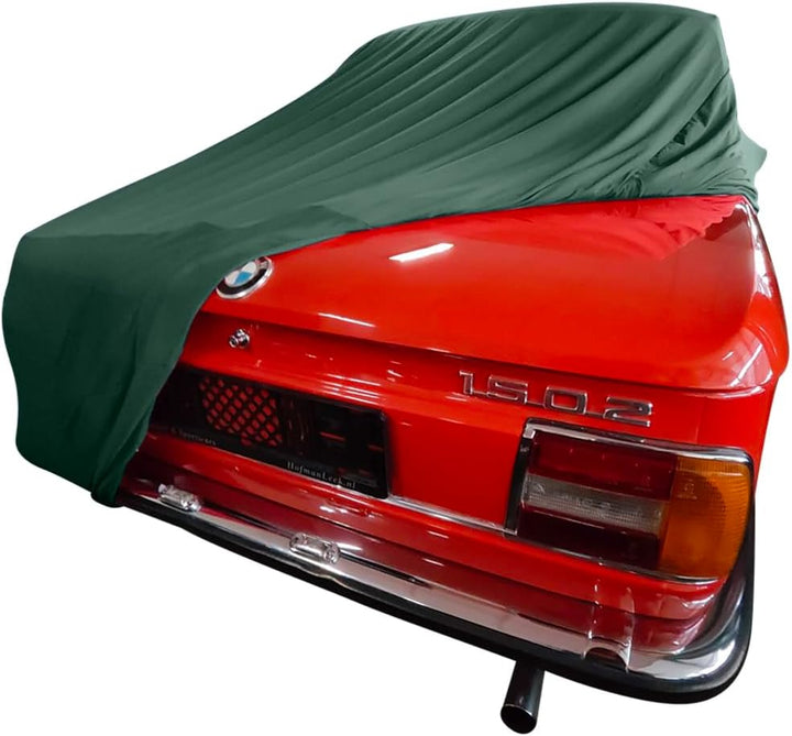 Indoor Autoabdeckung kompatibel mit BMW 1502 SUPER Soft Stretch