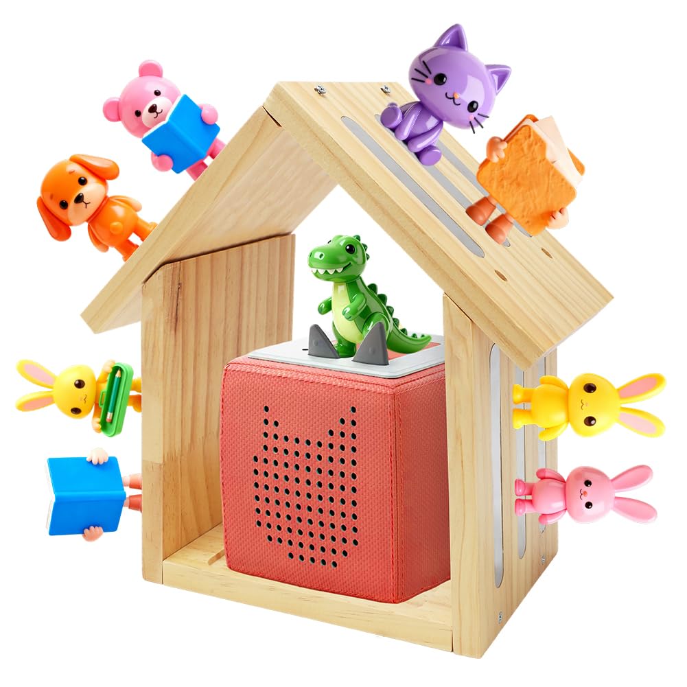 Hexagon Tonie Shelf für Toniebox,Wandmontage Regal,Holz Schweberegale,Dekorieren Sie das Kinderzimme