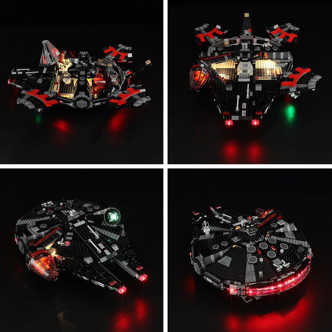 BRIKSMAX Led Licht für Lego Halcón Oscuro 75389 - Compatible with Lego Star Wars Bausteinen Modell -