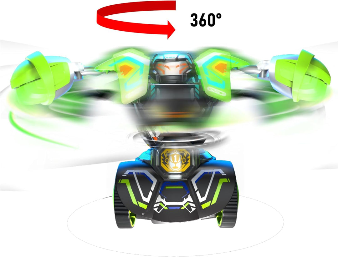 Silverlit Roboter Kombat Tornado – ferngesteuerte Figur – 360° Starke Schläge – Zielen Sie auf das H
