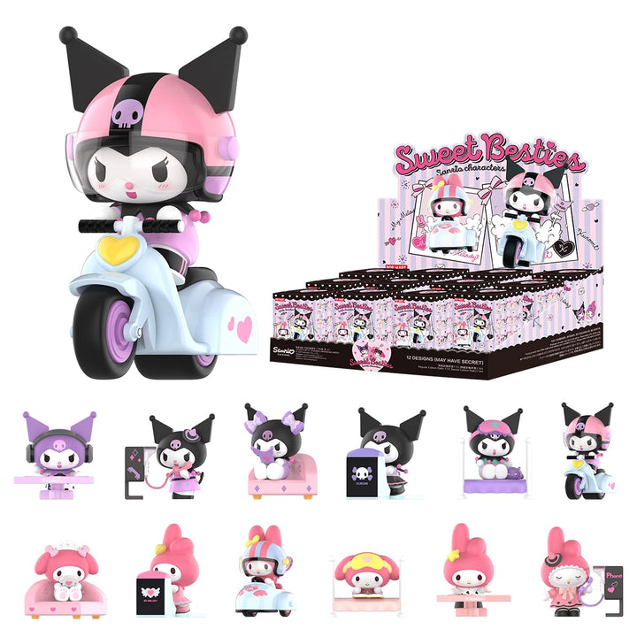POP MART Sanrio Charaktere Blind Box Lovely Melody Kuromi Actionfiguren Sammlung Geschenk für Festiv