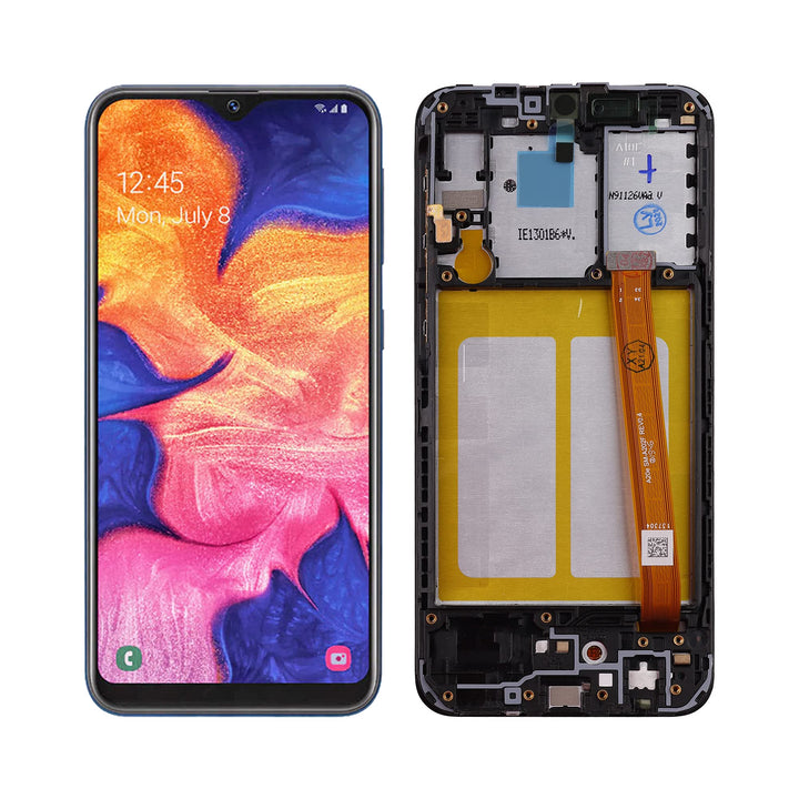 SwarKing LCD Display kompatibel mit Samsung Galaxy A10e Touch Screen Digitizer (Schwarz mit Rahmen)