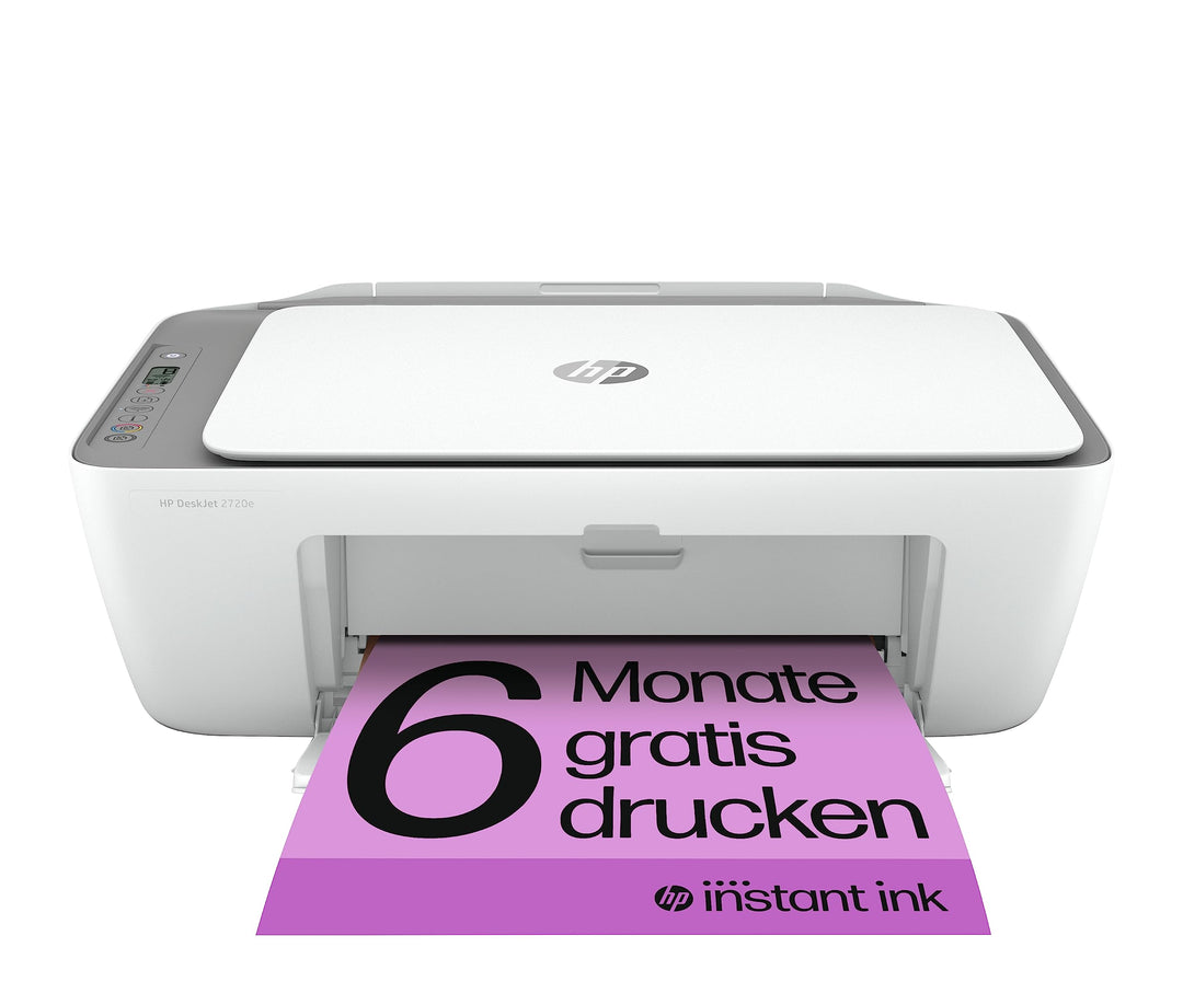 HP DeskJet 2720e Multifunktionsdrucker, 6 Monate gratis drucken mit HP Instant Ink inklusive, Drucke