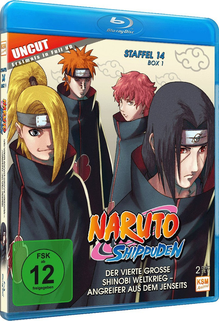 Naruto Shippuden - Staffel 14 - Box 1 (Episoden 516-528, Uncut) [2 Disc Set](Blu-ray), Blu-ray