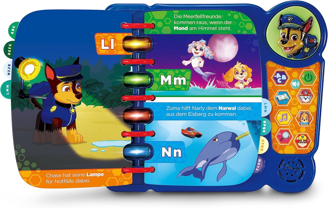 PAW Patrol Abenteuerbuch – Lernbuch mit Inhalten zu Buchstaben, Lesen, Wörtern und Rollenspielen – F