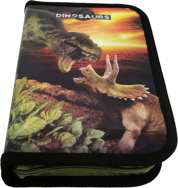 Federmäppchen Federtasche Federmappe Mäppchen Etui 2 Fach Doppeldecker Schüleretui Stifteetui GEFÜLL