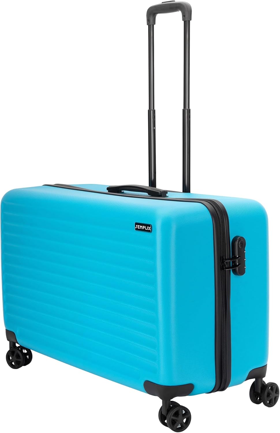 SEMPLIX Nähmaschinentrolley (L/türkis/Hartschale)