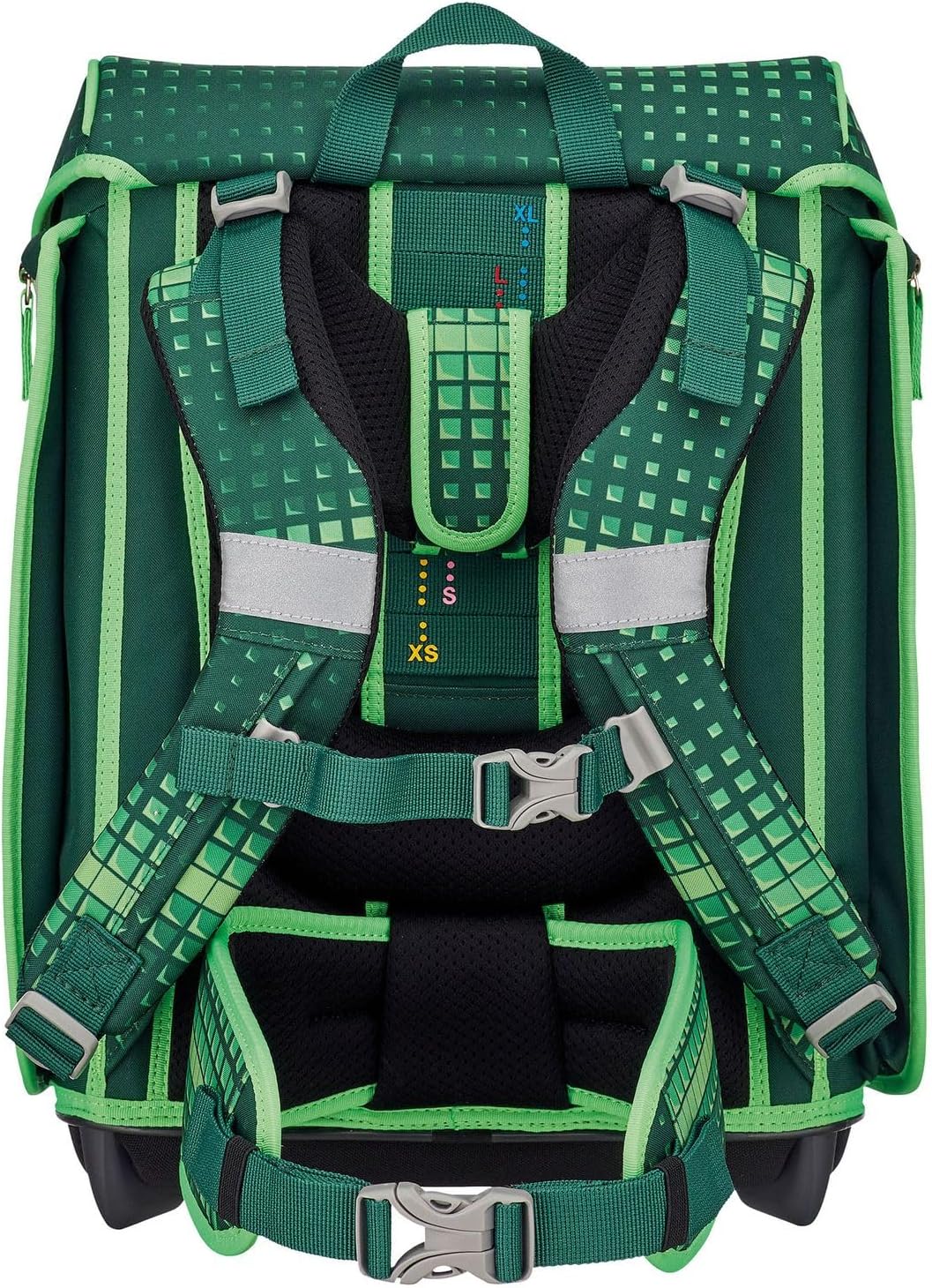 DerDieDas ErgoFlex Max - Schulranzen Set 5tlg. 950 g Grün, Grün