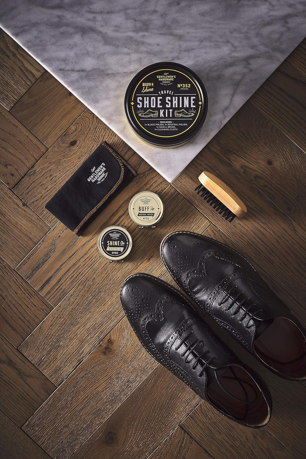 Gentlemen's Hardware Herren-Schuhputz-Set, Mehrfarbig, Einheitsgrösse