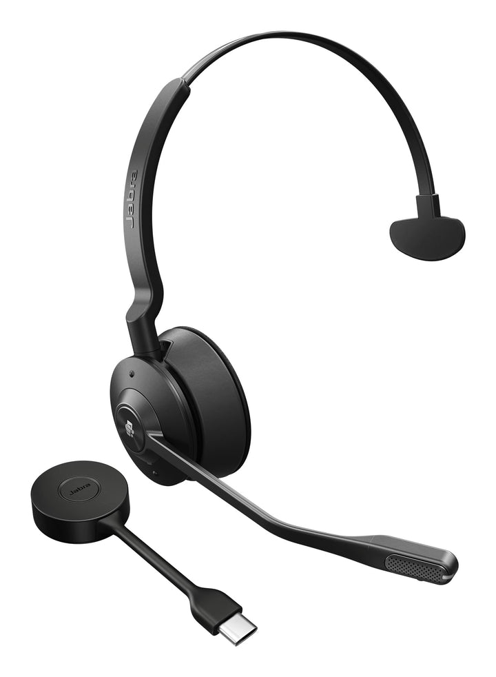 Jabra Engage 55 SE Mono Headset MS, Link 400c DECT Adapter, 1,2 m USB-C auf USB-C-Kabel, Tragetasche